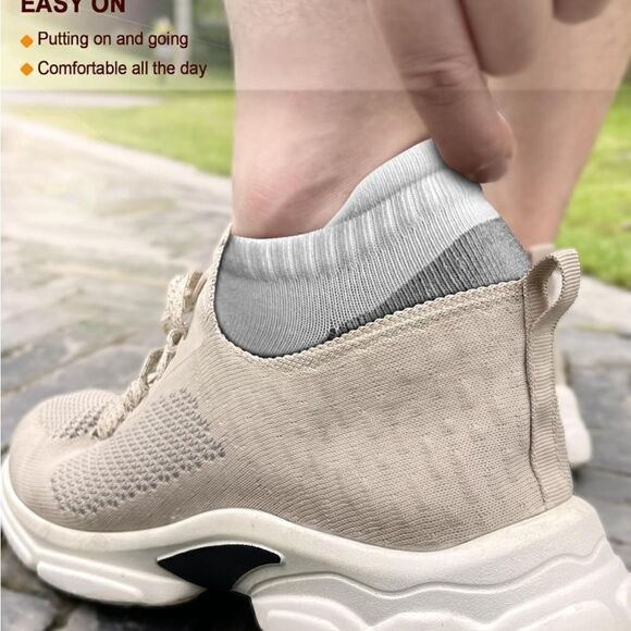 🧦Men Ankle Athletic Wicking Cushioned Running Walking-Arch Compression Support. - Picture 6 of 7